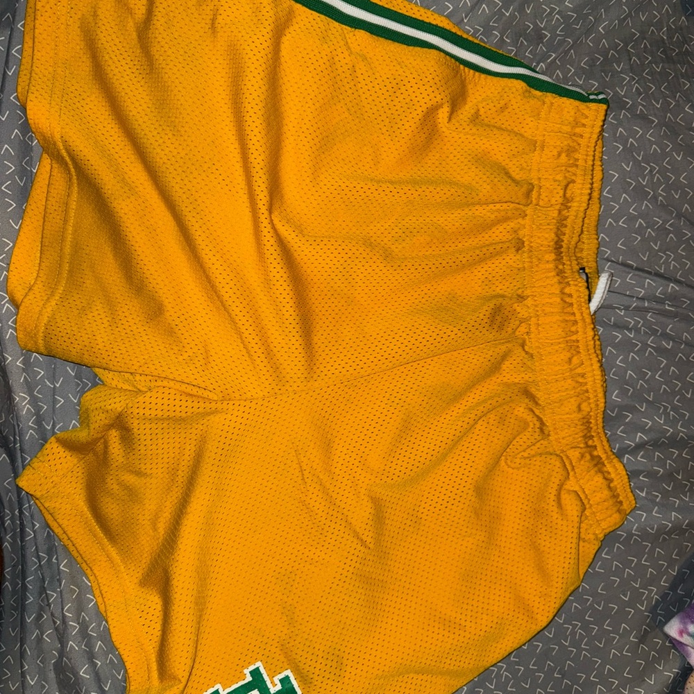 Eric Emanuel Golden Mesh Shorts